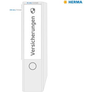 Produktbild für Rückenschilder Herma 10746, Special Recycling weiß
