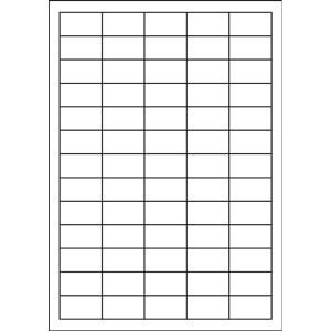 Produktbild für Universaletiketten TopStick labels, 8697, weiß