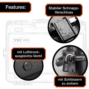 Produktbild für Transportkoffer YPC Xplorer Case XL abschließbar, Kunststoff