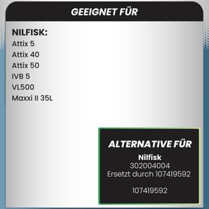 Produktbild für Staubsaugerbeutel McFilter NI 20, 430240152