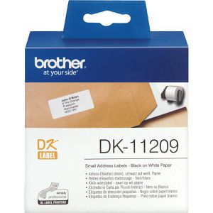 Produktbild für Brother-Etiketten Brother DK-11209, weiß