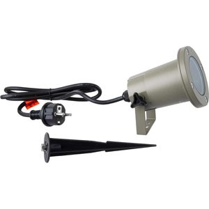 Produktbild für Gartenstrahler SLV Nautilus 10, grau, GU10-Fassung