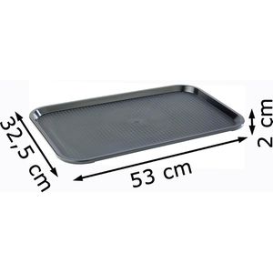 Produktbild für Serviertablett APS Fast Food-Tablett eckig, GN 1/1