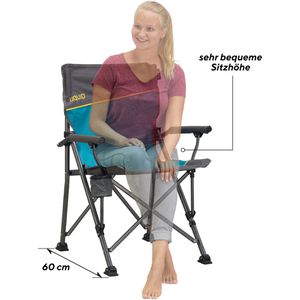 Produktbild für Campingstuhl Uquip ROXY, 244002, blau, bis 120 kg