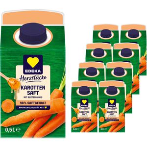 Produktbild für Saft Edeka Herzstücke Karotte mit Blütenhonig