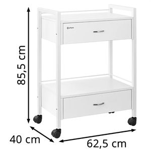 Produktbild für Schubladenwagen Physa CT-2, 10040490, 2 Schubladen