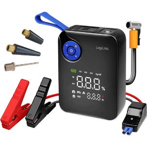 Starthilfe-Powerbank LogiLink 4 in 1, 12 V