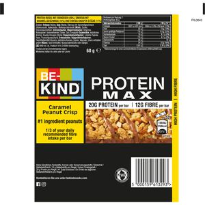 Produktbild für Proteinriegel BE-KIND Protein MAX, 12 Riegel