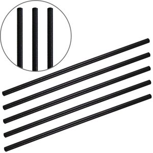 Strohhalme Franz-Mensch 42180 schwarz, aus Papier