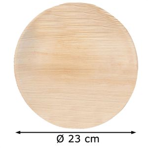 Produktbild für Einwegteller Biozoyg rund, Palmblatt