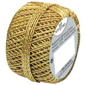 Geschenkband Susy-Card Cordonnet Knäuel, gold