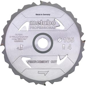 Kreissägeblatt Metabo Fibercement Cut Professional