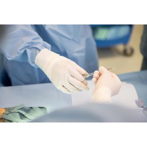 Produktbild für Einmalhandschuhe Arnomed Latex PF, natur, 100 Stück