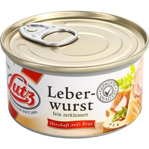 Lutz Wurstkonserve Leberwurst, Schweinefleisch, 125 g