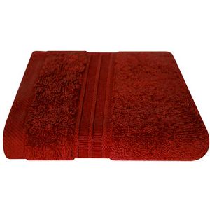 Produktbild für Waschlappen Dyckhoff Siena Set, granat, 30 x 30 cm