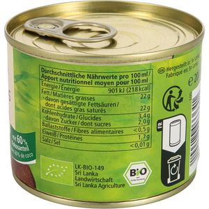 Produktbild für Kokosmilch Alnatura ca. 22% Fett, BIO