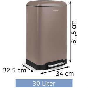 Produktbild für Mülleimer Les-Collectors N719, taupe