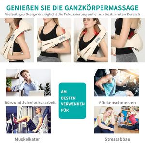Produktbild für Nackenmassagegerät Nekteck Shiatsu, beige