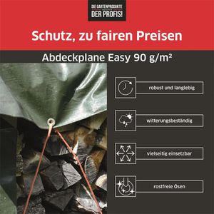 Produktbild für Abdeckplane NOOR Easy, grün