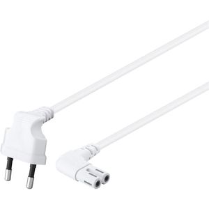 Produktbild für Netzkabel Goobay 97357, 2-polig, 5 m, weiß