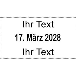 Produktbild für Datumstempel Colop 2360 Green Line, schwarz, selbstfärbend