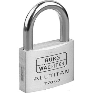 Produktbild für Vorhängeschloss Burg-Wächter Alutitan 77060SB 60mm