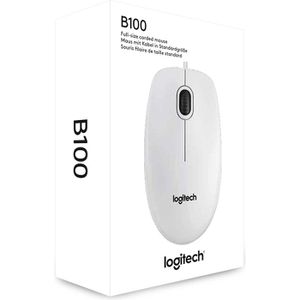 Produktbild für Maus Logitech B100 optische Kabelmaus