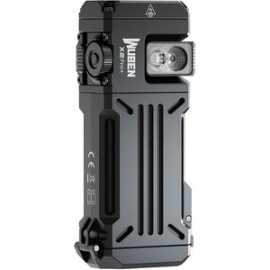 Produktbild für Taschenlampe Wuben X2 Pro+ schwarz, LED, aufladbar