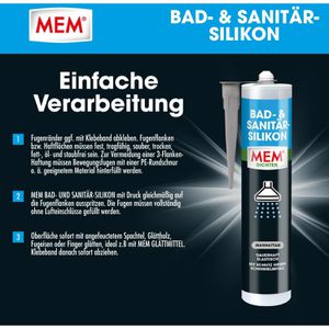 Produktbild für Silikon MEM Bad- &amp; Sanitär, manhattan