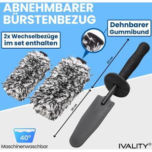 Produktbild für Felgenbürste IVALITY Mikrofaser Standard