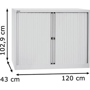 Produktbild für Rollladenschrank Bisley ET412102S, aus Metall