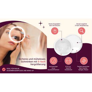 Produktbild für Kosmetikspiegel Fantasia 1353, Ø 23cm