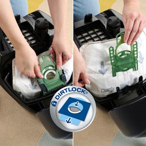 Produktbild für Staubsaugerbeutel Swirl S62 Pure Air, 4 Stück