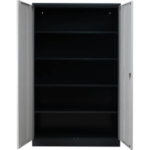 Werkzeugschrank G-Office FLC.195/NV, Metall, anthrazit / grau