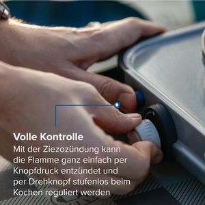 Produktbild für Gaskocher Campingaz 2000035941, Kitchen 2 CV PZ