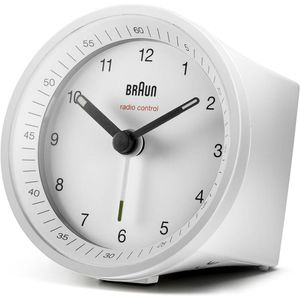 Produktbild für Wecker Braun BC07W DCF weiß, analog