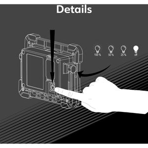 Produktbild für Baustrahler Müller-Licht Dallas, LED, mit integriertem Akku