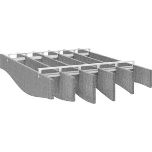 Produktbild für Akustikplatte Hammerbacher Deckensegel Sinus für Decke, Set