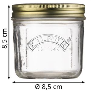Produktbild für Einmachglas Kilner 0025.066 Weithals-Glas, mit Schraubdeckel