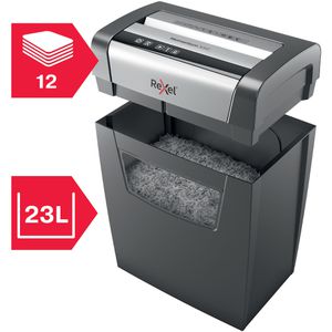 Produktbild für Aktenvernichter Rexel 2104572EU Momentum X312, schwarz