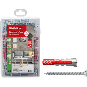 Schrauben-Dübel-Set Fischer 535972, MeisterBox Wohnraum