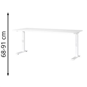 Produktbild für Schreibtisch Germania Mailand, 7912-84, weiß