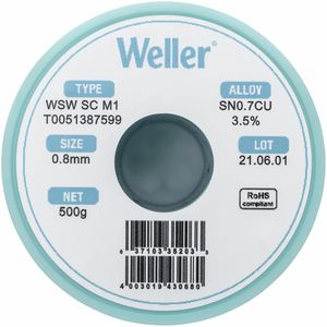 Produktbild für Lötzinn Weller T0051387599, Flussmittel, bleifrei