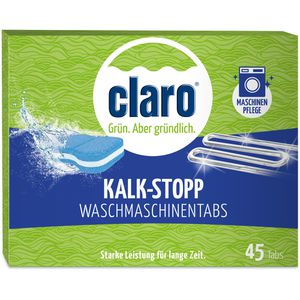 Entkalker Claro Öko Kalk-Stopp Waschmaschinentabs