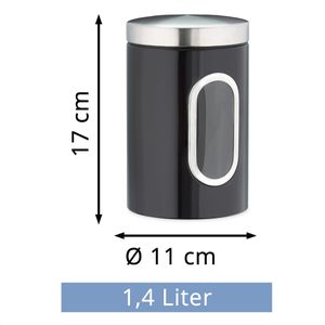 Produktbild für Kaffeedose Relaxdays 10027647, aus Metall
