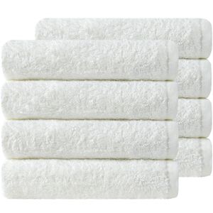 Produktbild für Handtuch NatureMark Frottier, weiß, 50 x 100 cm