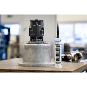 Produktbild für Dichtmasse WEICON Black Seal Spezialsilikon, 310ml