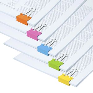 Produktbild für Foldbackklammern RAPESCO FBC19COL, 19mm