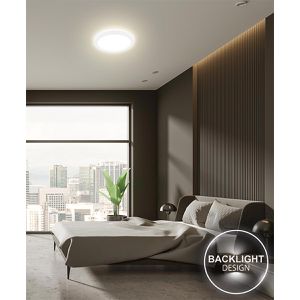 Produktbild für Deckenleuchte Blulaxa Plano slim, weiß, LED