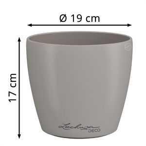 Produktbild für Übertopf Lechuza-DECO 18, sandbraun, Ø 19 x 17 cm